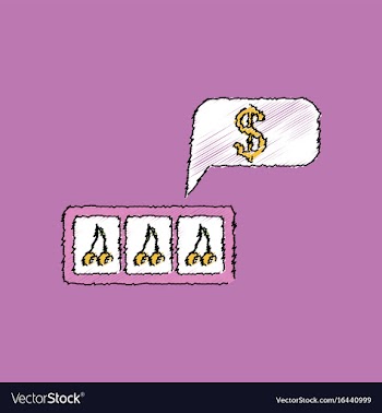 Flat shading style icon three cherries equal money vector image