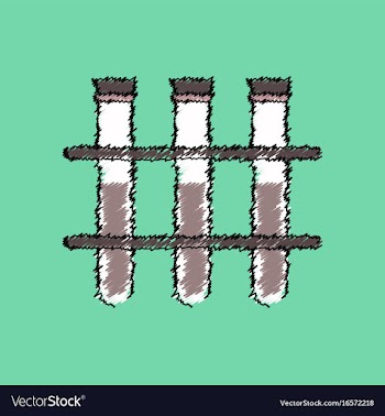 Flat shading style icon three test tube vector image