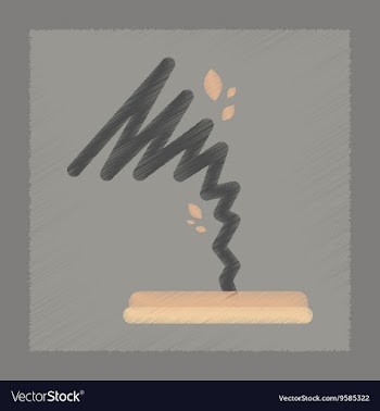 Flat shading style icon tornado vector image