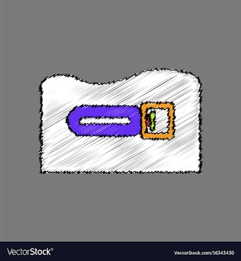 Flat shading style icon torpedo underwater vector image