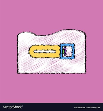 Flat shading style icon torpedo underwater vector image