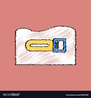 Flat shading style icon torpedo underwater vector image