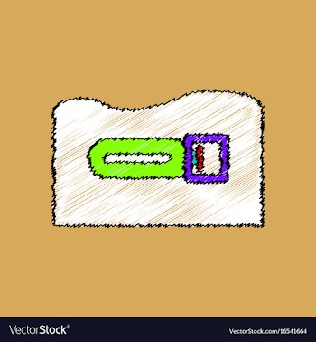 Flat shading style icon torpedo underwater vector image