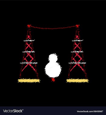 Flat shading style icon tree between the electric vector image