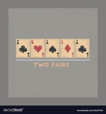 Flat shading style icon two pairs vector image