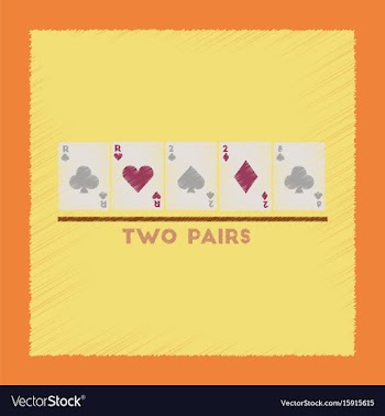 Flat shading style icon two pairs vector image