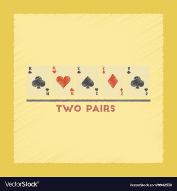 Flat shading style icon two pairs vector image