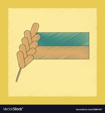Flat shading style icon Ukrainian flag vector image