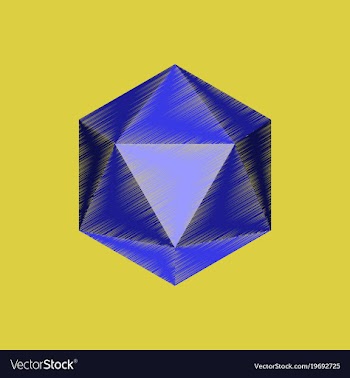 Flat shading style icon virus vector image