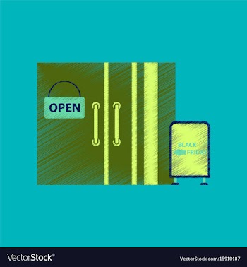 Flat shading style icon wardrobe sale discounts vector image