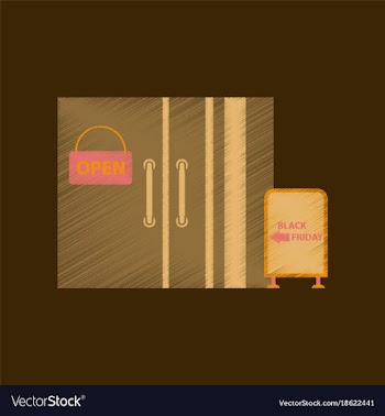 Flat shading style icon wardrobe sale discounts vector image