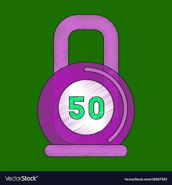 Flat shading style icon weight vector image