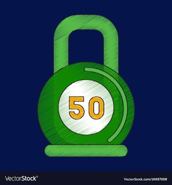 Flat shading style icon weight vector image