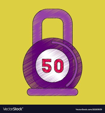 Flat shading style icon weight vector image