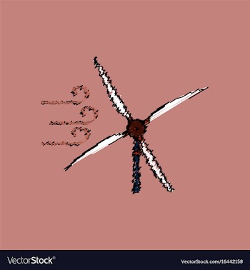 Flat shading style icon wind turbines vector image