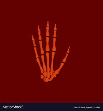 Flat shading style icon wrist bone vector image