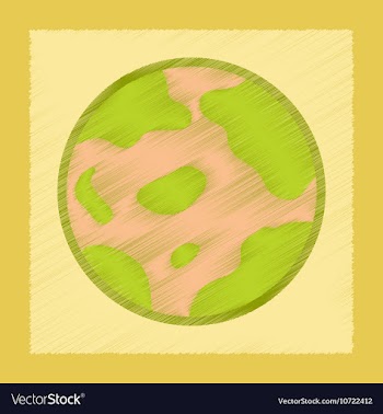 Flat shading style icons halloween full moon vector image