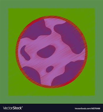 Flat shading style icons halloween full moon vector image