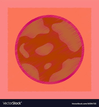 Flat shading style icons halloween full moon vector image