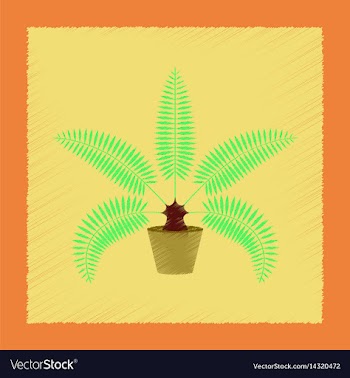 Flat shading style natural phoenix vector image