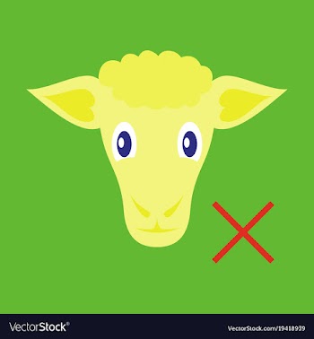 Flat sheep to fall asleep vector image