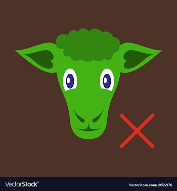Flat sheep to fall asleep vector image