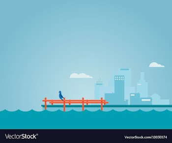 Flat story vector image