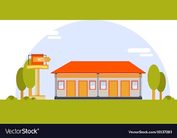 Flat story vector image