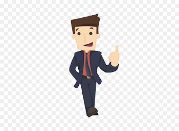 Flat style hand-painted professional men welcome gestures 