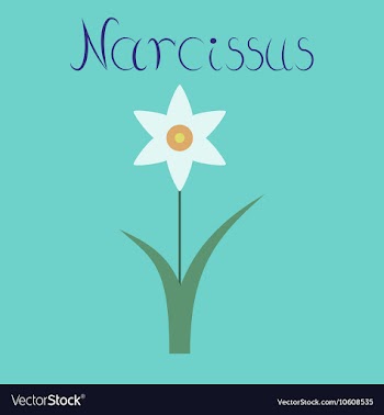 Flat stylish background plant vector image