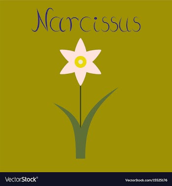 Flat stylish background plant vector image