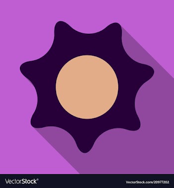 Flat sun icon summer pictogram sunlight symbol vector image