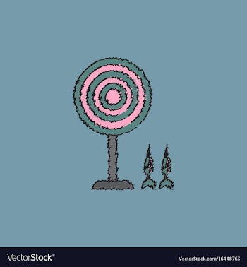 Flat target and darts eps 10 in hatching style vector image