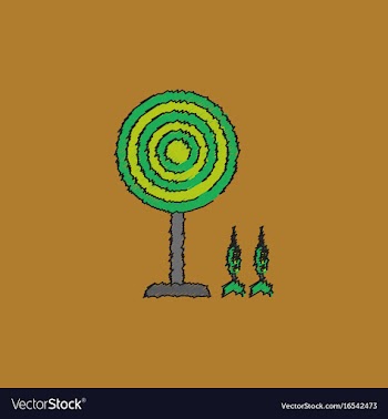 Flat target and darts eps 10 in hatching style vector image