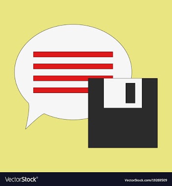 Flat text message icon speech bubble symbol vector image
