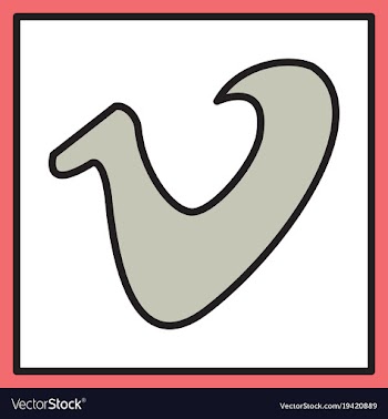 Flat vimeo icon on background vector image