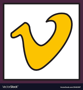 Flat vimeo icon on background vector image