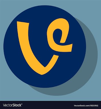 Flat vine icon in thinking cloud vector image