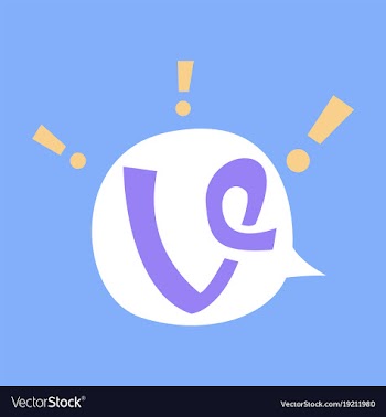 Flat vine icon in thinking cloud vector image