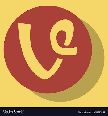 Flat vine icon in thinking cloud vector image