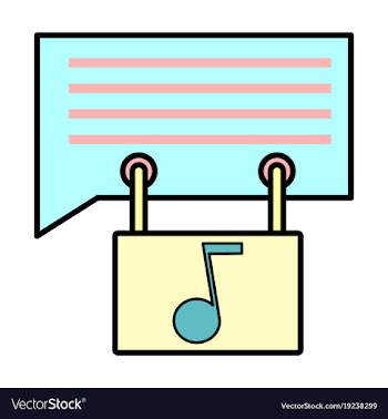 Flat voice mail icon speaker symbol audio message vector image