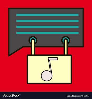 Flat voice mail icon speaker symbol audio message vector image