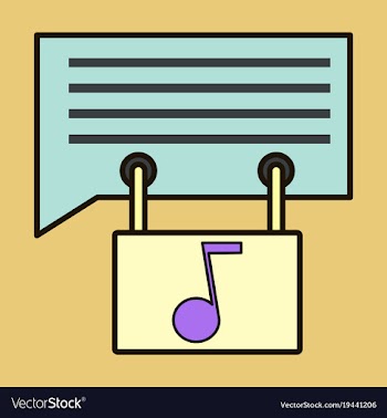Flat voice mail icon speaker symbol audio message vector image