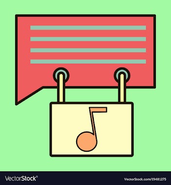 Flat voice mail icon speaker symbol audio message vector image
