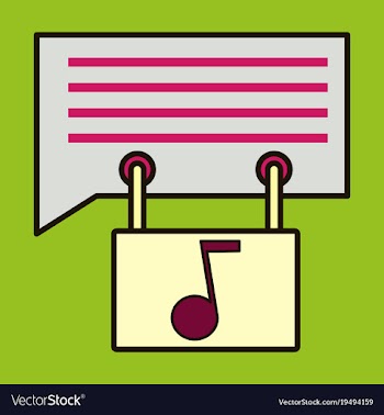 Flat voice mail icon speaker symbol audio message vector image