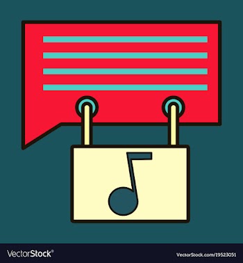 Flat voice mail icon speaker symbol audio message vector image