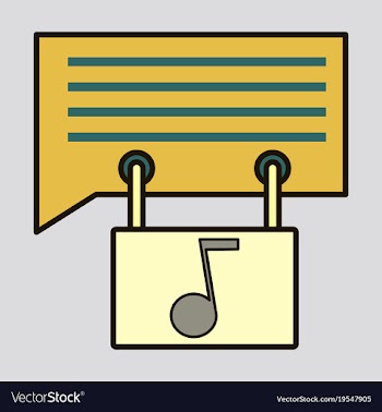Flat voice mail icon speaker symbol audio message vector image