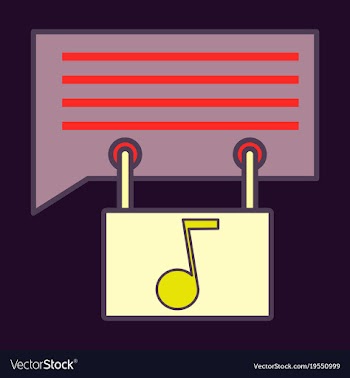 Flat voice mail icon speaker symbol audio message vector image