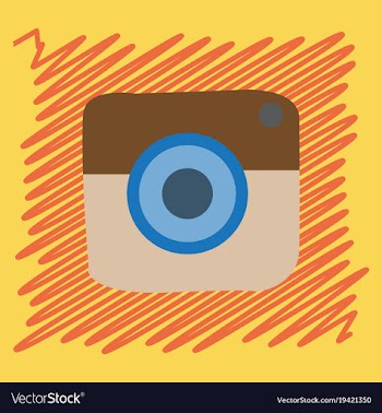 Flat web icon of modern lineart camera digital vector image