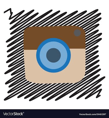 Flat web icon of modern lineart camera digital vector image